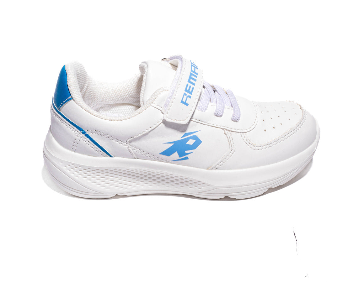 Remark White*Sky Blue Sports Sneakers for Boys