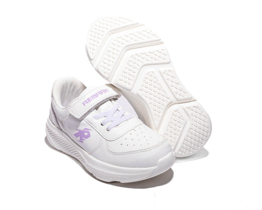 Remark White Sports Sneakers for Boys