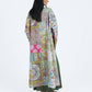 Flared Sleeves Printed Kimono