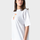 Okoye White Noodles Printed Oversized T-Shirt