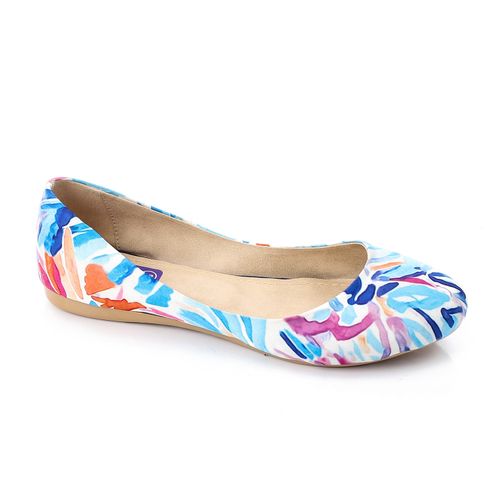Colorful Velvet Flat Shoes