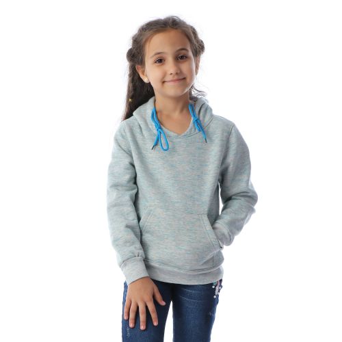 Kangaroo Pocket Slip On Hoodie for Teen Girls