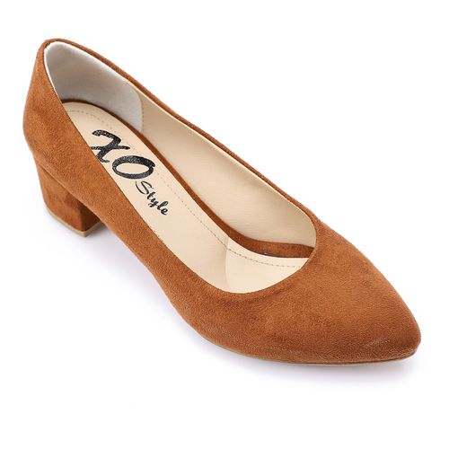 XO Style Solid Heeled Shoes