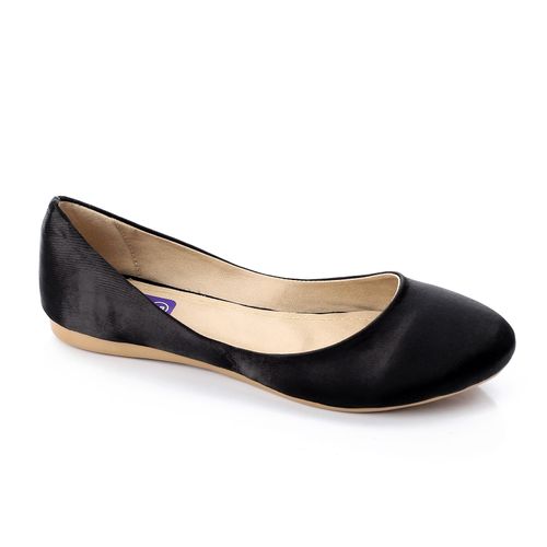 Solid Velvet Flat Shoes