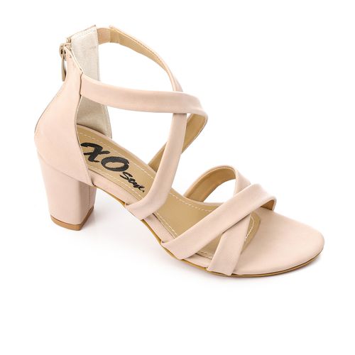 Cross High Heel Sandal
