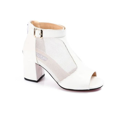 White Side Mesh Sandal