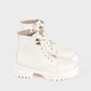 Okoye Mono White Smooth Leather Boot