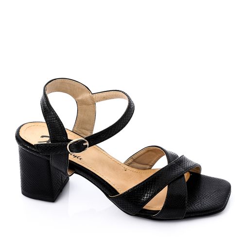 Criss Cross Heeled Sandal