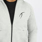 Gray Full Zip-up Hoodie