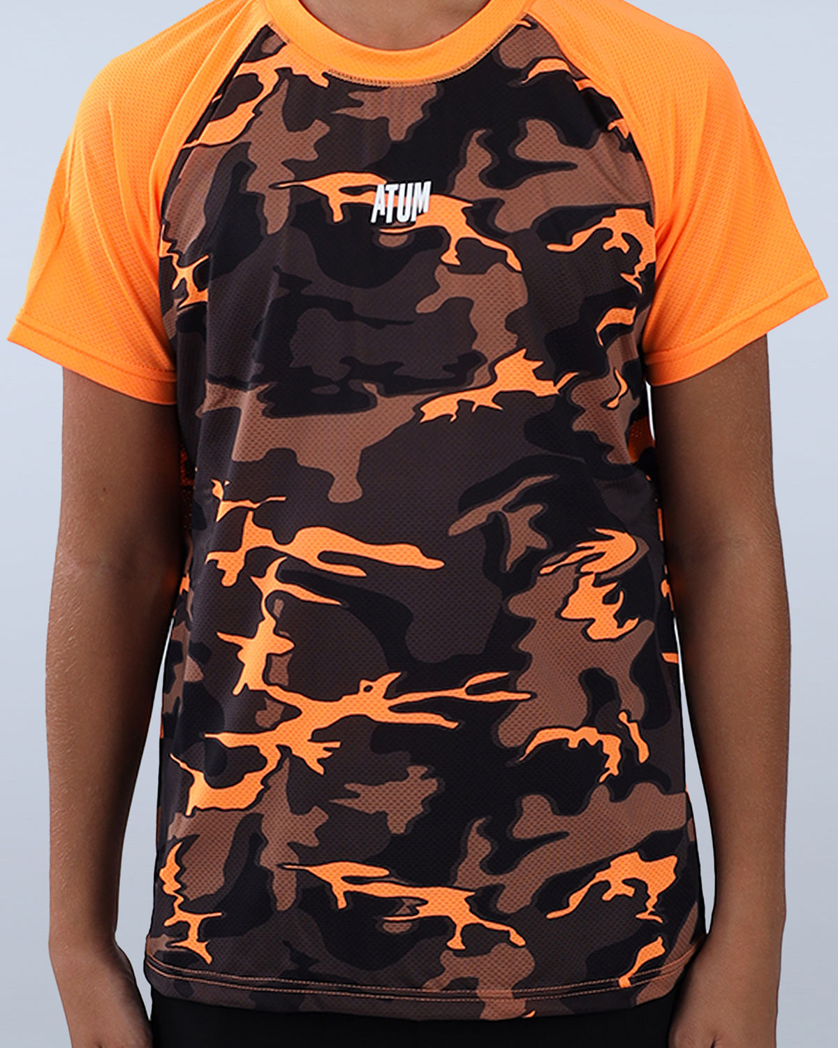 Orange Army Training Sports T-Shirt for Teen Boys