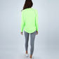 Lime Green Slim Long Sleeve Sports Top