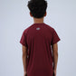 Burgundy Power-On Sports T-Shirt for Boys