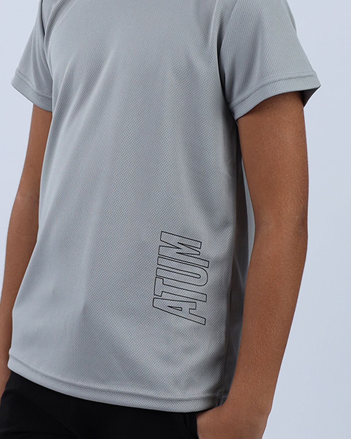 Grey Dri-Fit Boys Basic T-Shirt for Teen Boys