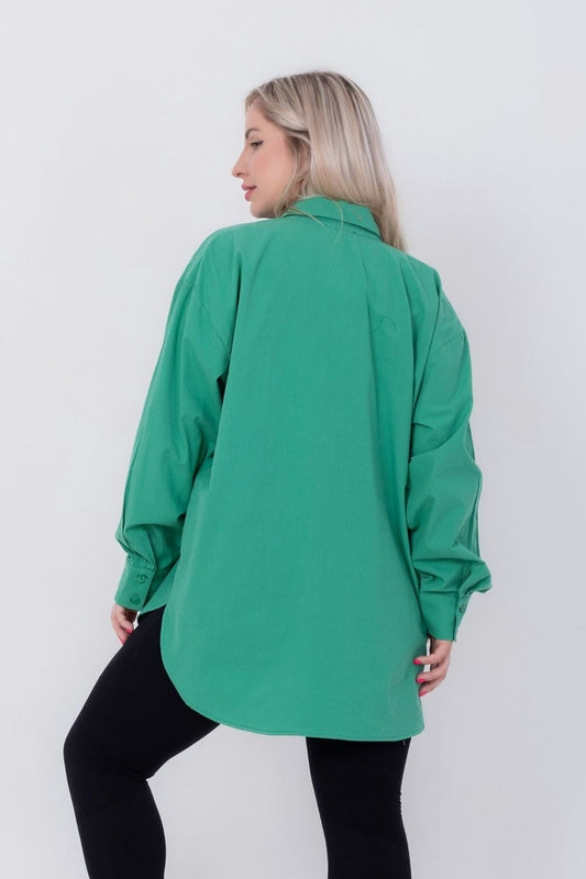 Miss Venus Basic Shirt with Side Flap Pocket