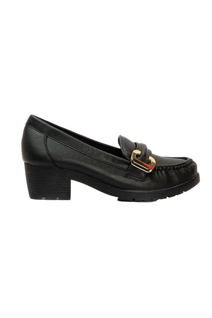 Metal Buckle High Heels