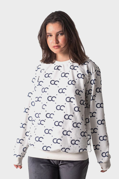 Dark Gray Printed Velvet Pajama Set