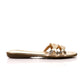 Mr.Joe Summery Metallic Slippers