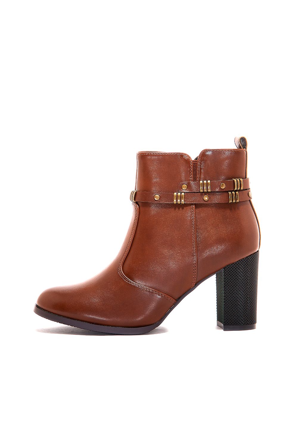 Shoeroom Side Zip-up Half Boot