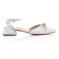 XO Style Strassed Strap Slingback Heeled Shoes