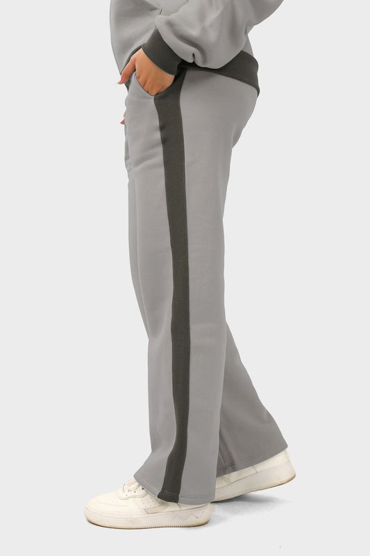 Shechick Bi-Tone Straight Leg Sweatpant