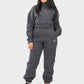 Shechick Crop Sweatshirt & Sweatpants Active Set