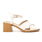 XO Style Cross Strap Heeled Sandals