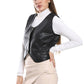 Mr.Joe Stylish Regular Fit Leather Vest