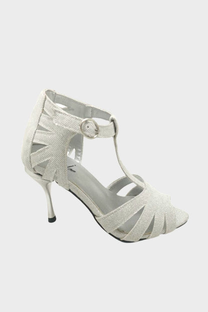 Side Slits Sandal with Small Front Open