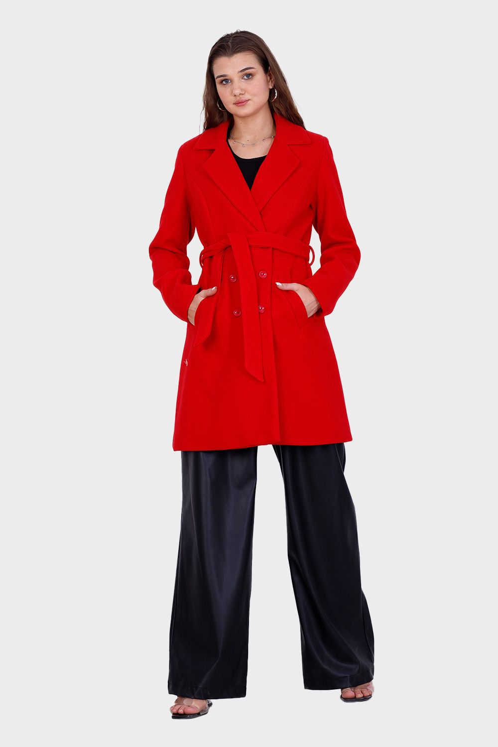 Miss Venus Solid Classic Coat