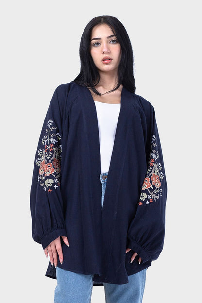 Fashionable Long Sleeves Kimono