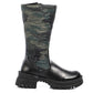 Mr.Joe Camouflage Mid Calf Boot