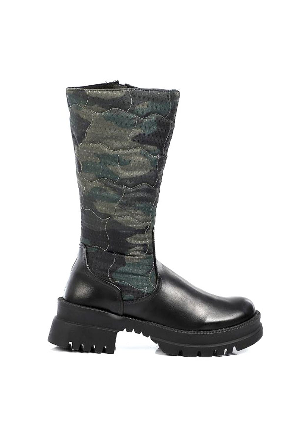 Mr.Joe Camouflage Mid Calf Boot