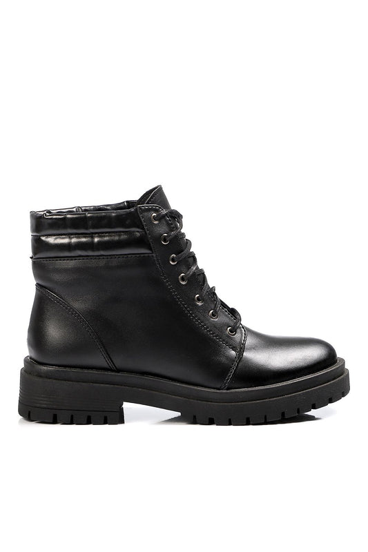 Xo Style Combat Ankle Boot