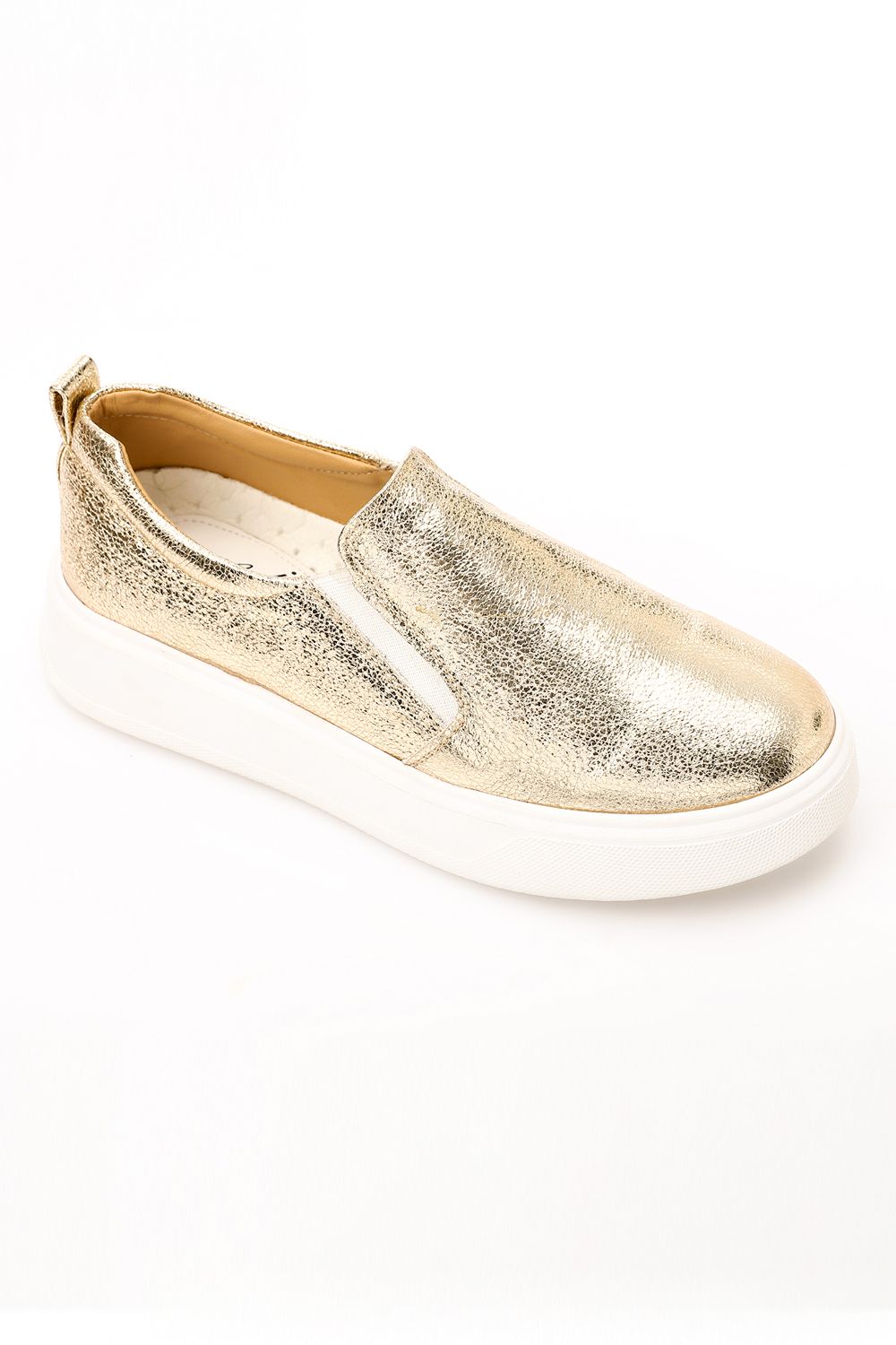 Mr.Joe Metallic Flat Espadrilles