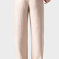 Okoye Beige Wide Leg Trousers