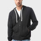 Izor Zipped Hoodie with Front Pockets