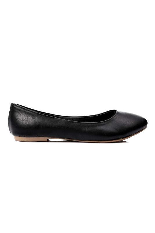 XO Style Plain Ballerina Shoes