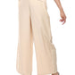 Mr.Joe Wide Leg Pants with Buckle Belt