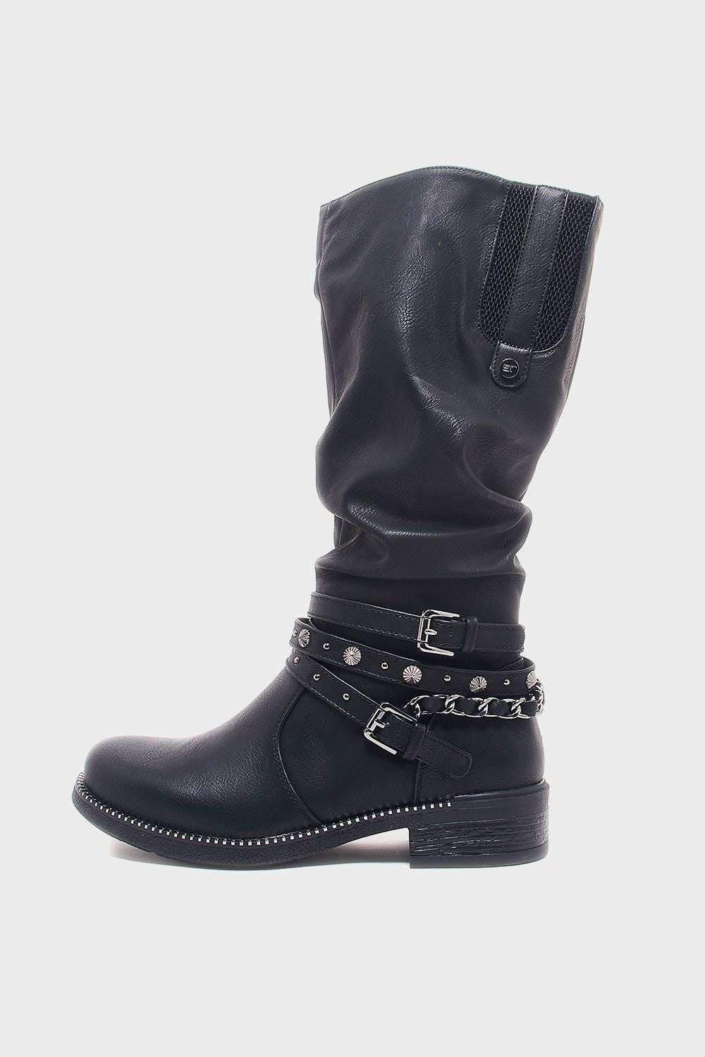 Shoeroom Round Buckle Boot