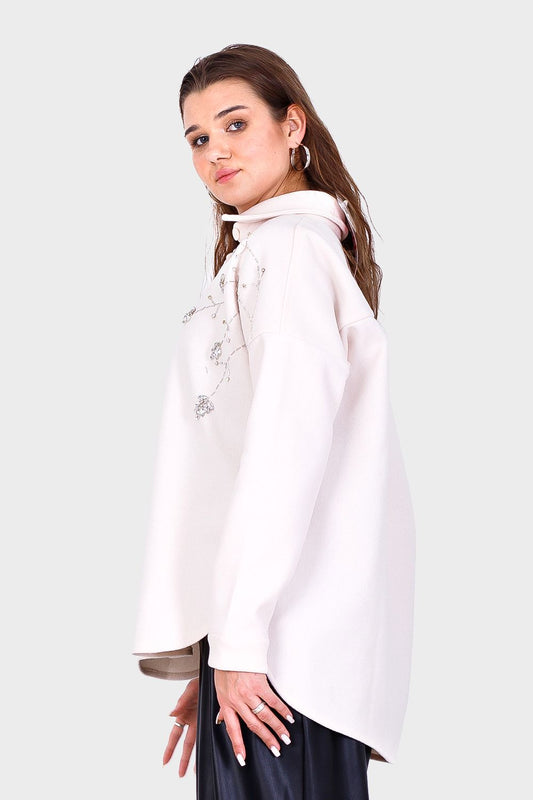 Miss Venus Stylish Embroidered Shirt