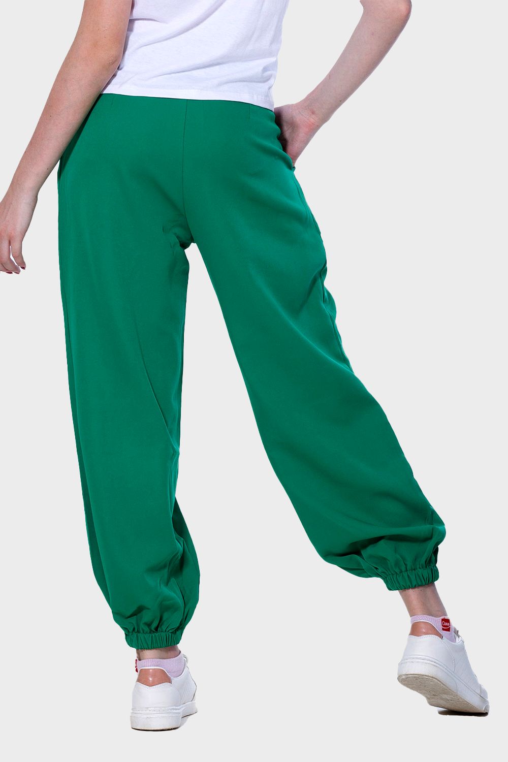 Slouchy Pants with Side Pockets