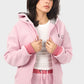 Shechick Bi-Tone Zip-up Hoodie