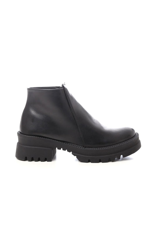 Mr.Joe Side Zipper Ankle Boots