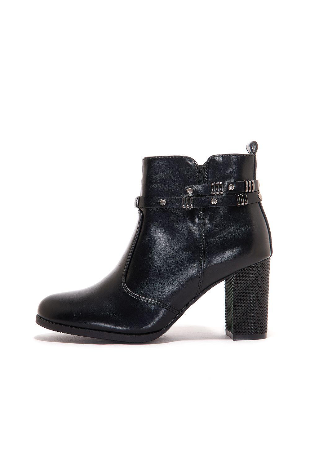 Shoeroom Side Zip-up Half Boot