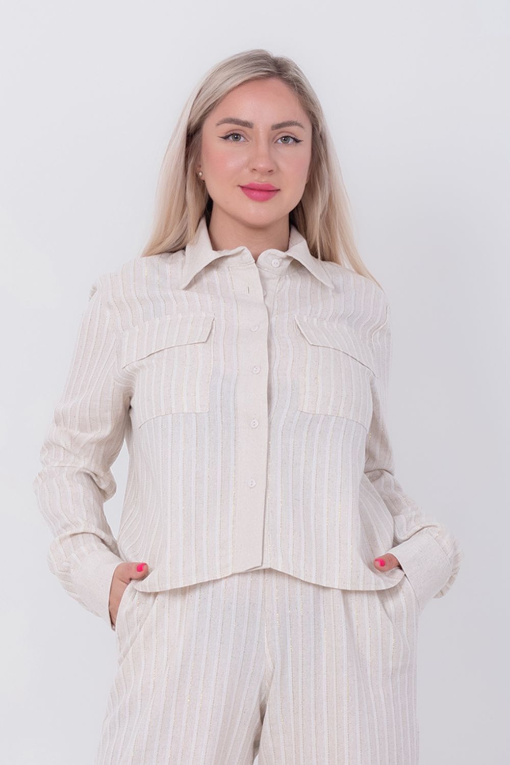 Comfy Stripped Linen Set