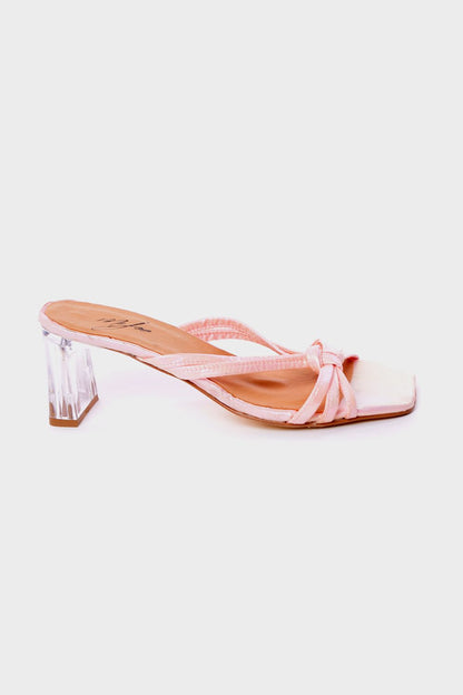 Slipper with Transparent Heel