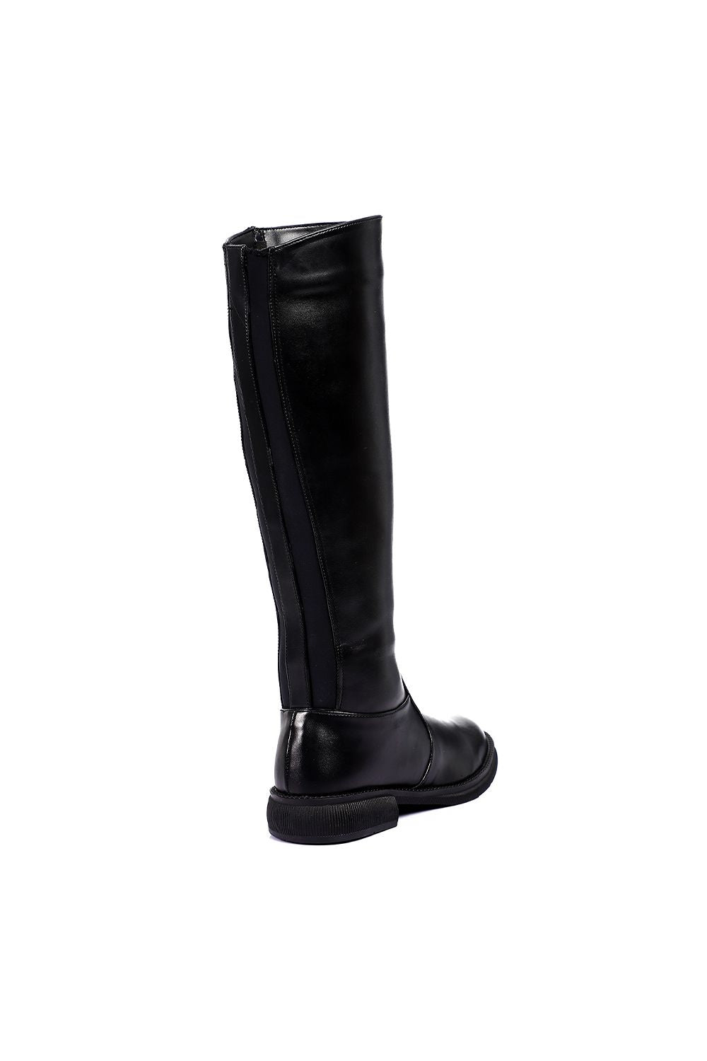 Mr.Joe Side Zipper Under Knee Boots