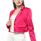 Mr.Joe Satin Cropped Blazer