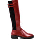 Mr.Joe Bi-Tone Side Zipper knee High Boot