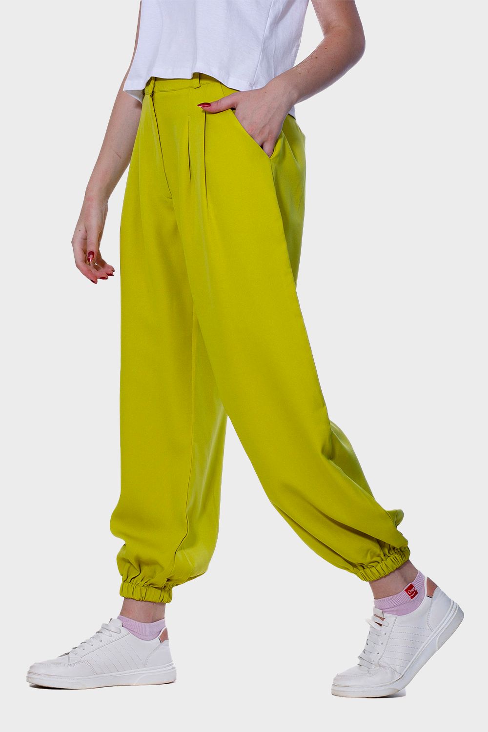 Miss Venus Slouchy Pants with Side Pockets